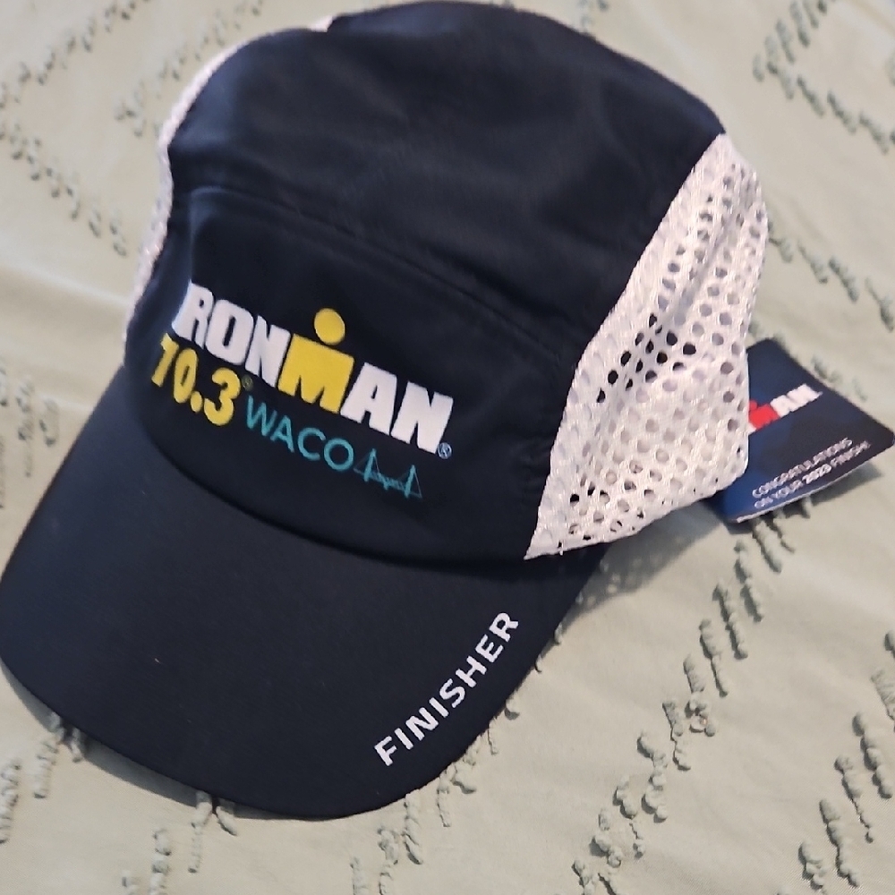 Iron Man 70.3 Waco Finisher Cap - Black and White